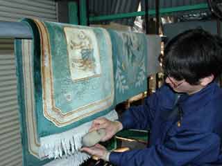 カーペットの最終チェック